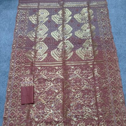 Jamdani Half Silk Saree