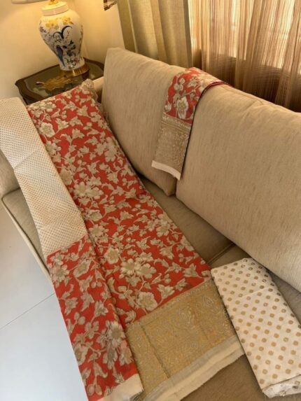 Soft Khaddi Cotton tai dai screen print 3 piece