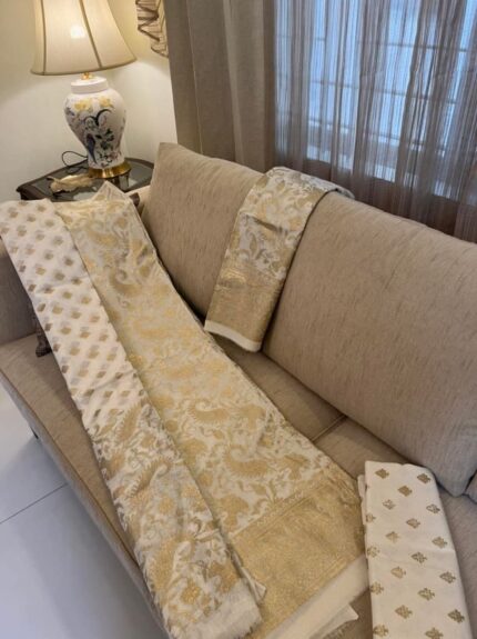 Soft Khaddi Cotton tai dai screen print 3 piece