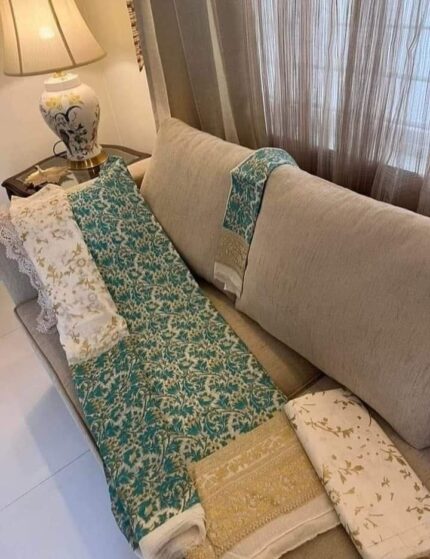Soft Khaddi Cotton tai dai screen print 3 piece