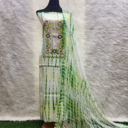 Embroidery creap silk tae- dae- 2 piece