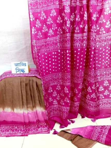 কুমিল্লা সিল্ক বাটিক শাড়ি